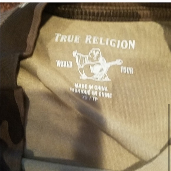 NWT Camo True Religion T-Shirt - Picture 6 of 6